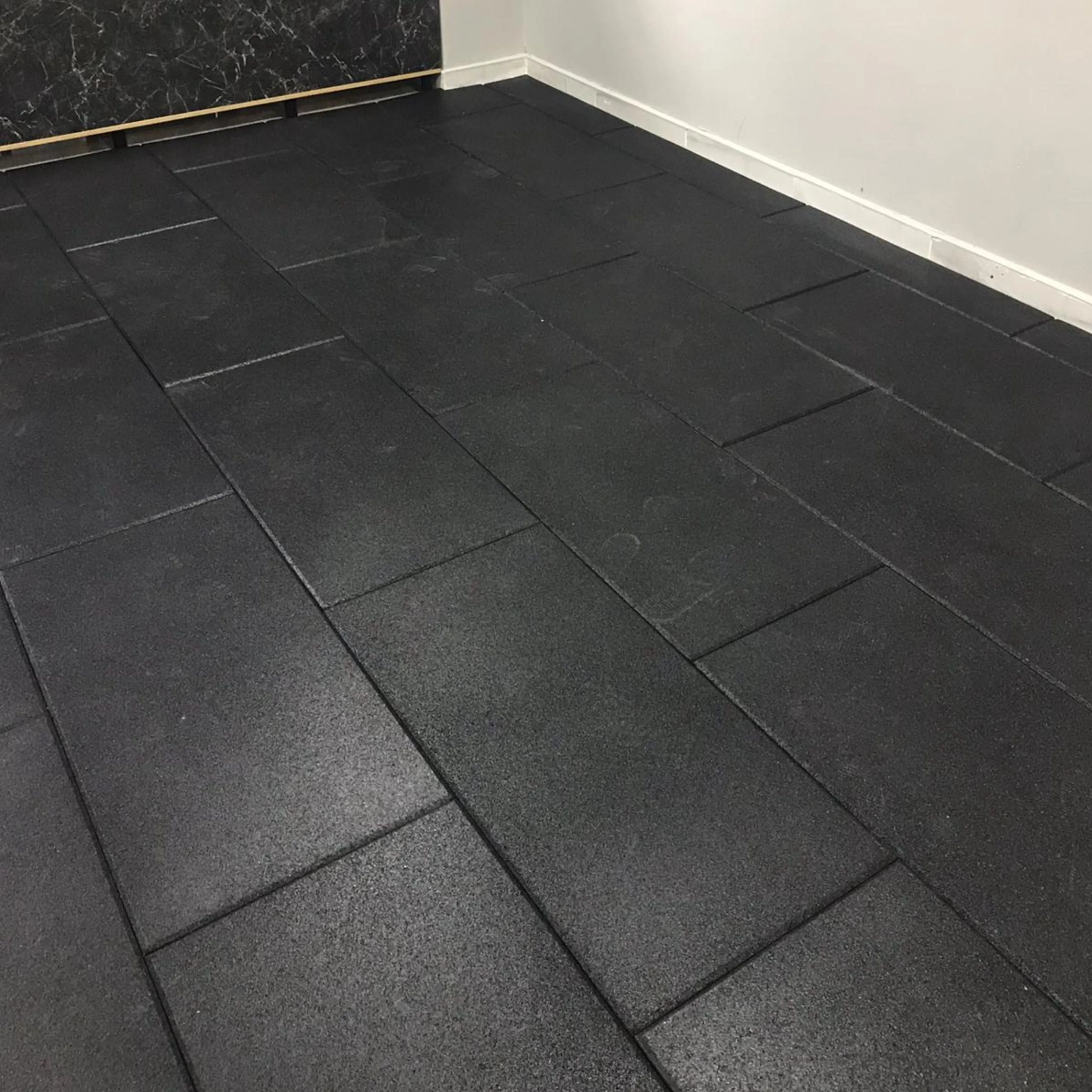 18m2 single garage package, BeFit Flatline Black Rubber Gym Flooring