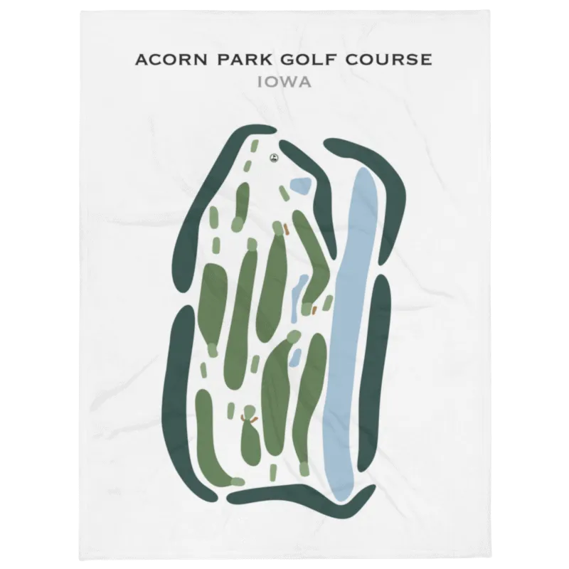 Acorn Park Golf Course, Iowa - Printed Golf Course