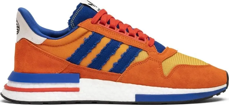 Adidas Dragon Ball Z x ZX 500 RM 'Son Goku' Sneakers, Orange