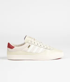 Adidas Puig Indoor Shoes - Cream White / Cream White / Scarlet