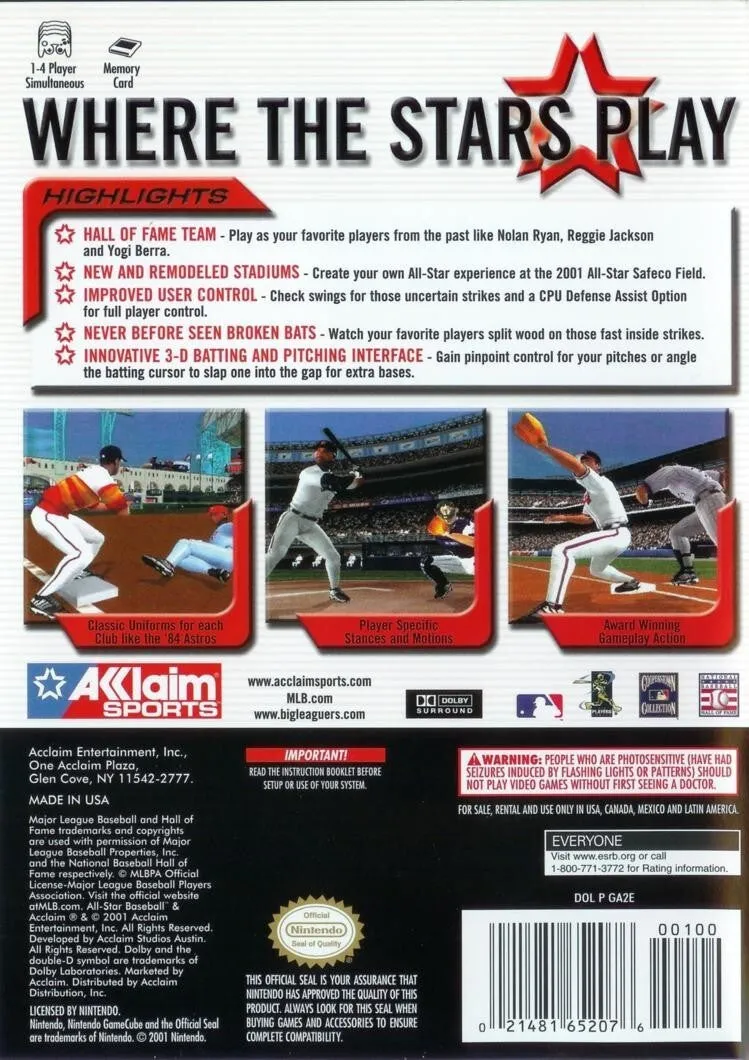 All-Star Baseball 2002 - (GC) GameCube