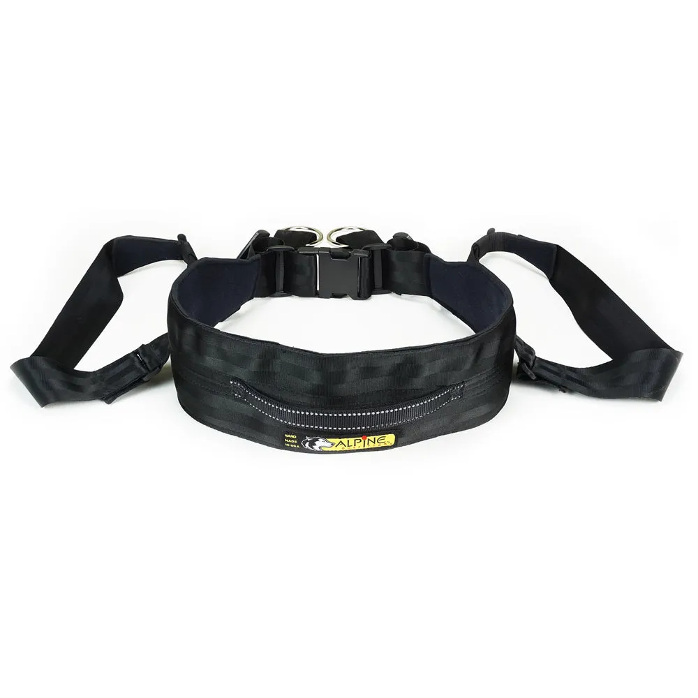 Alpine Outfitters® Canicross & Skijor Belt With Detachable Leg Loops