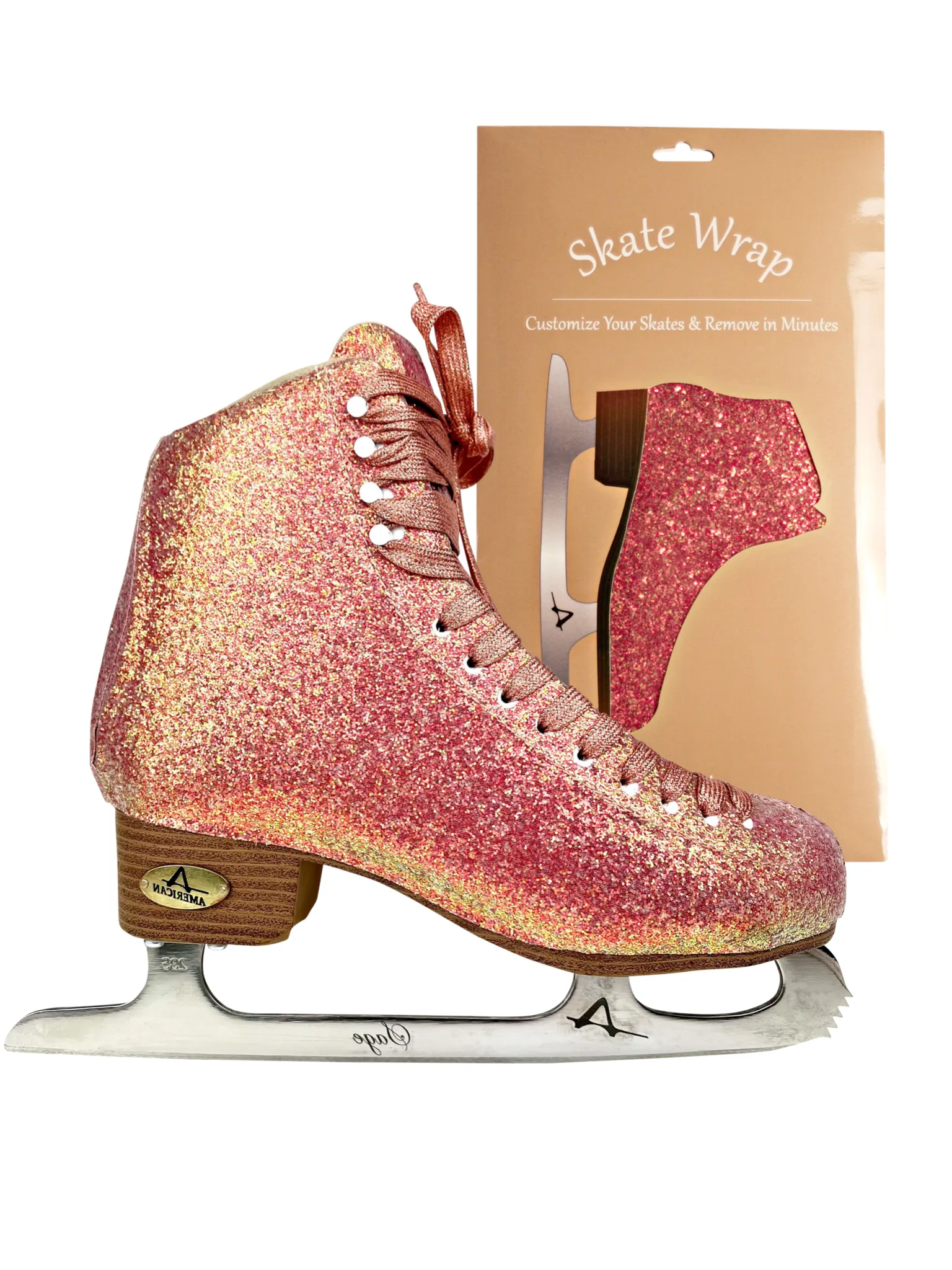 American Skate Wrap Womens, Sparkle Light Pink