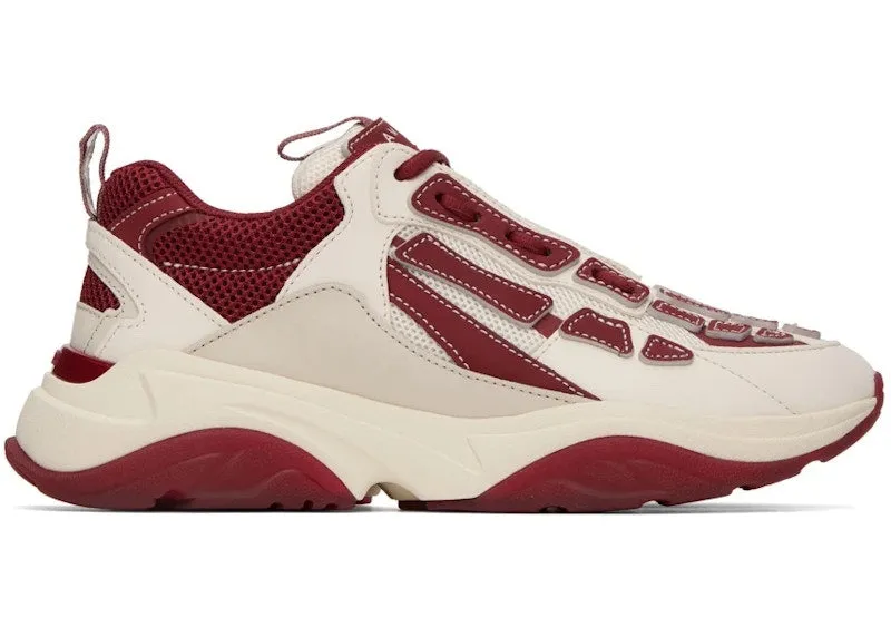 Amiri Bone Runner Burgundy White