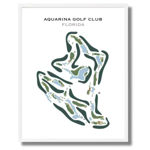 Aquarina Golf Club, Florida - Printed Golf Course