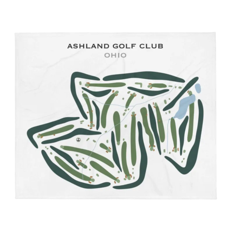 Ashland Golf Club, Ohio - Printed Golf Courses