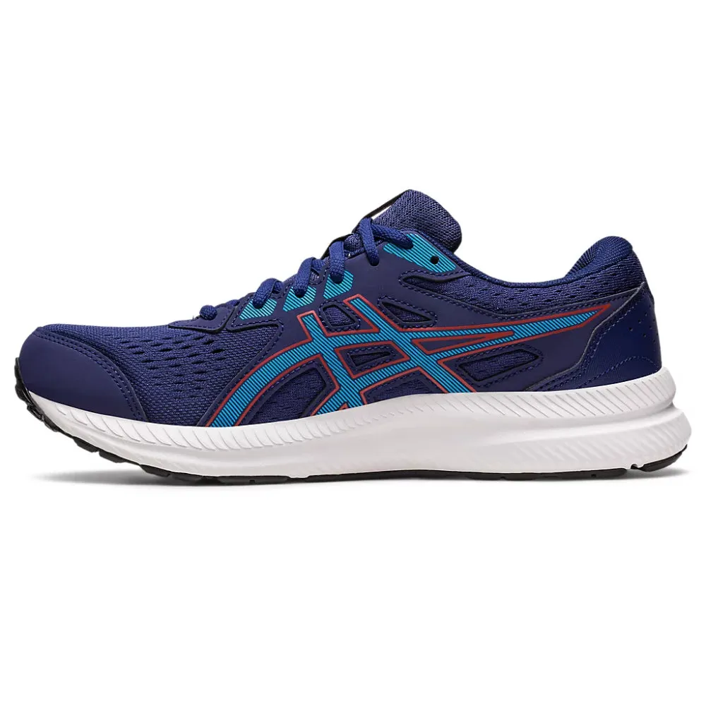 ASICS Men's Gel-Contend 8 Running Shoe (Blue/Island)