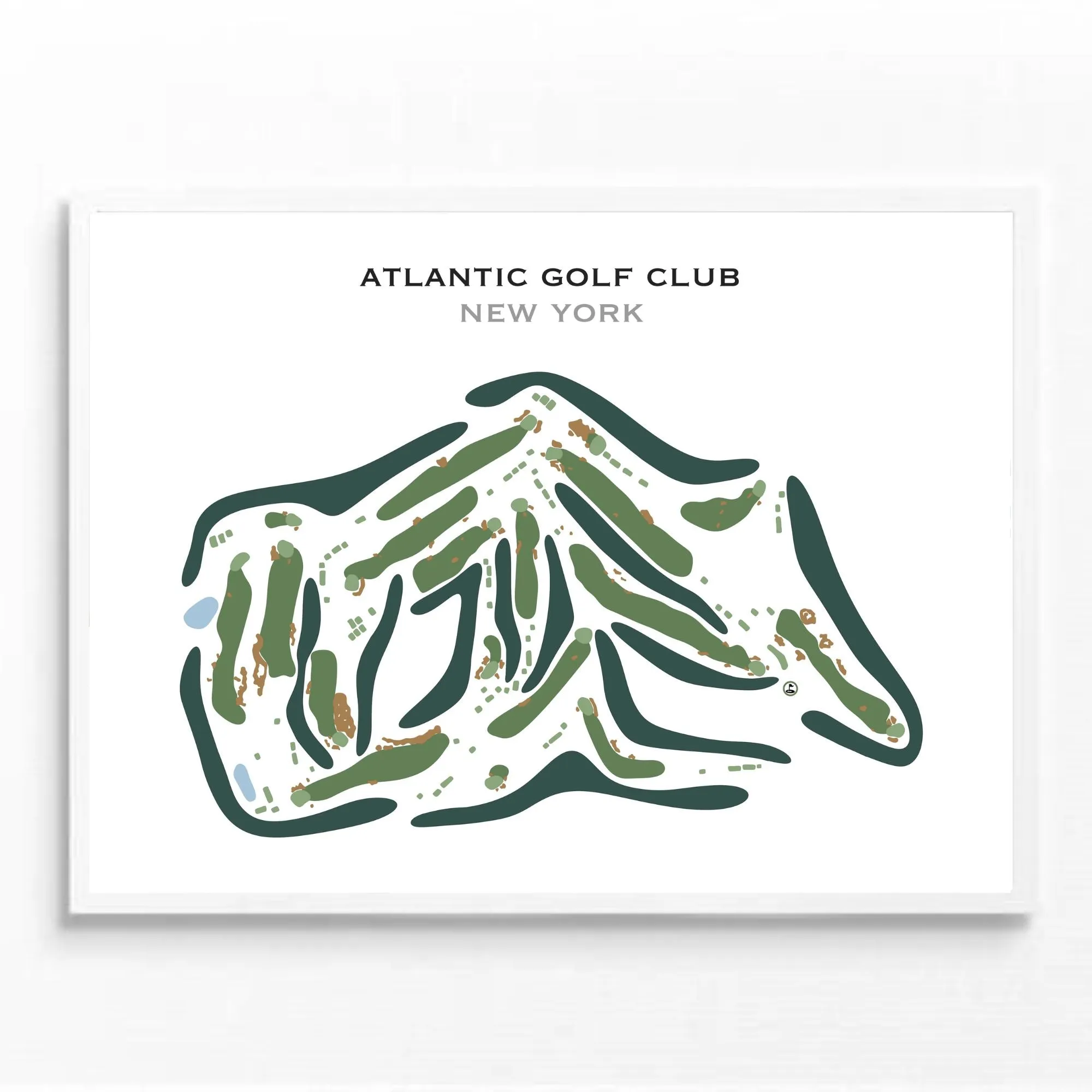 Atlantic Golf Club, New York - Printed Golf Course