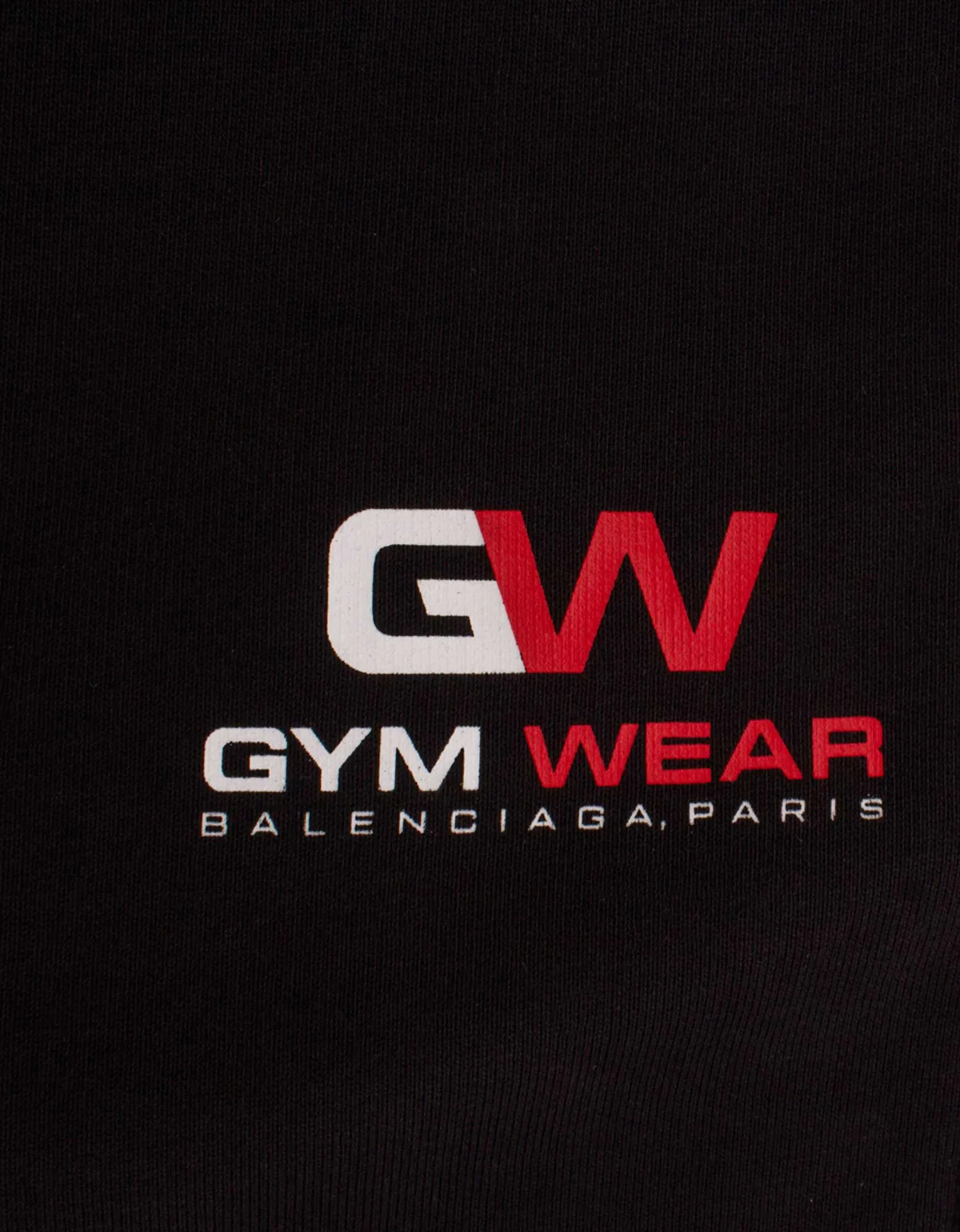 Balenciaga Black Gym Wear Sweat Pants