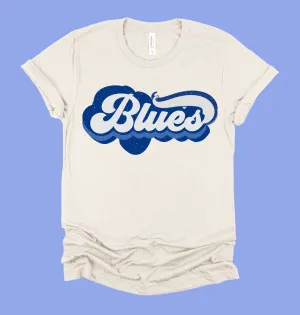 Bella or Comfort Color Blues Baseball Tee/ Baseball Mom or Sister Shirt