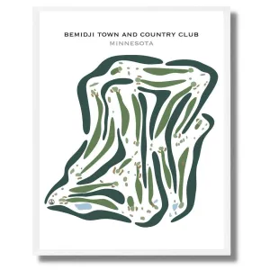 Bemidji Town and Country Club, Minnesota - Printed Golf Courses