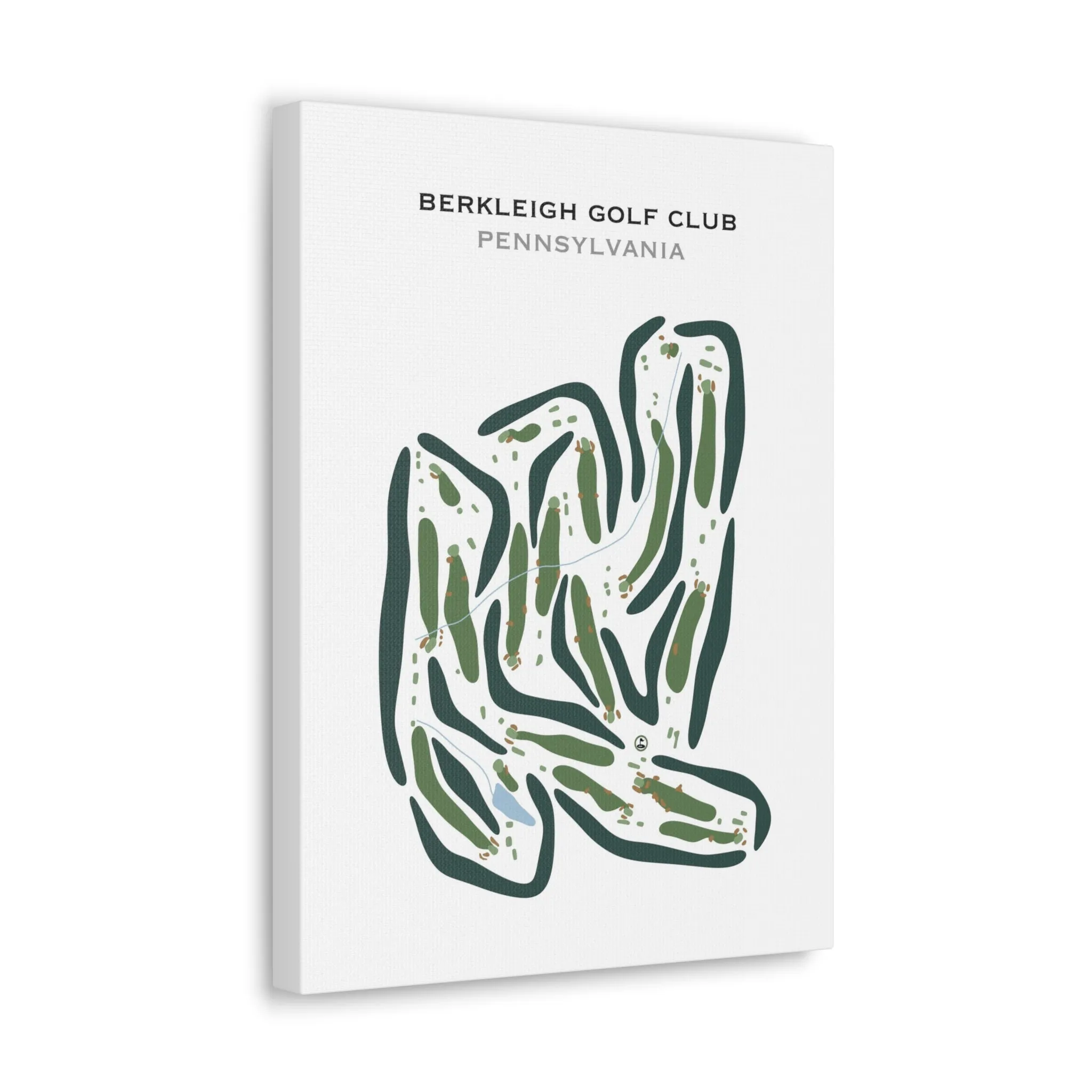 Berkleigh Golf Club, Pennsylvania - Printed Golf Courses