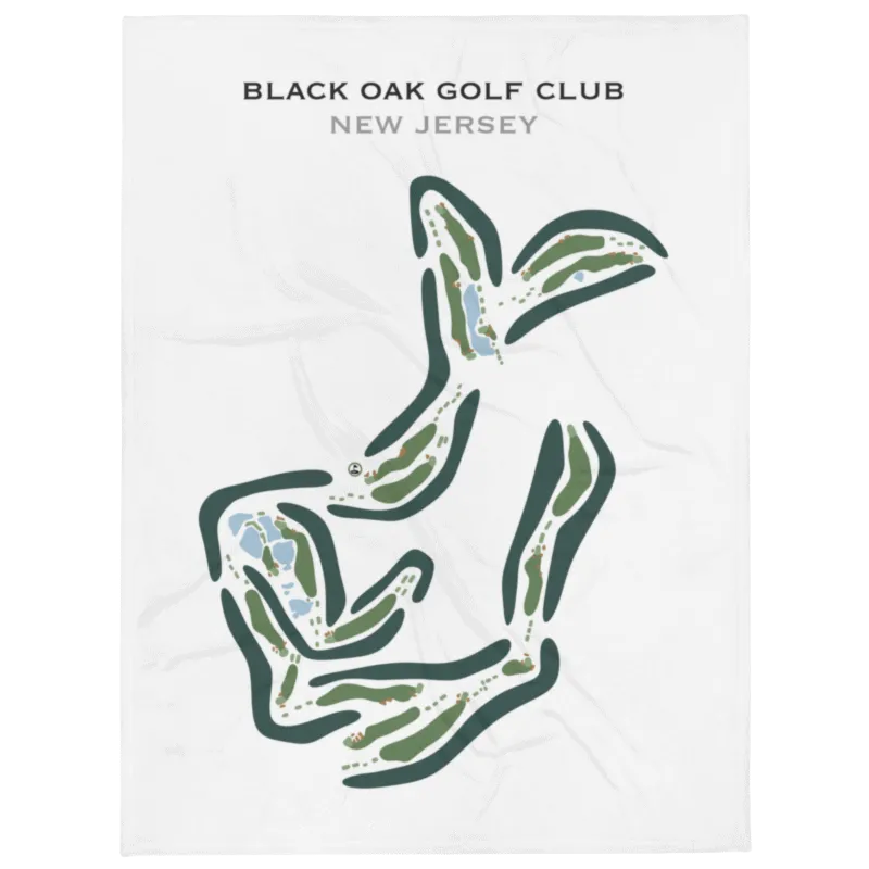 Black Oak Golf Club, New Jersey - Printed Golf Courses