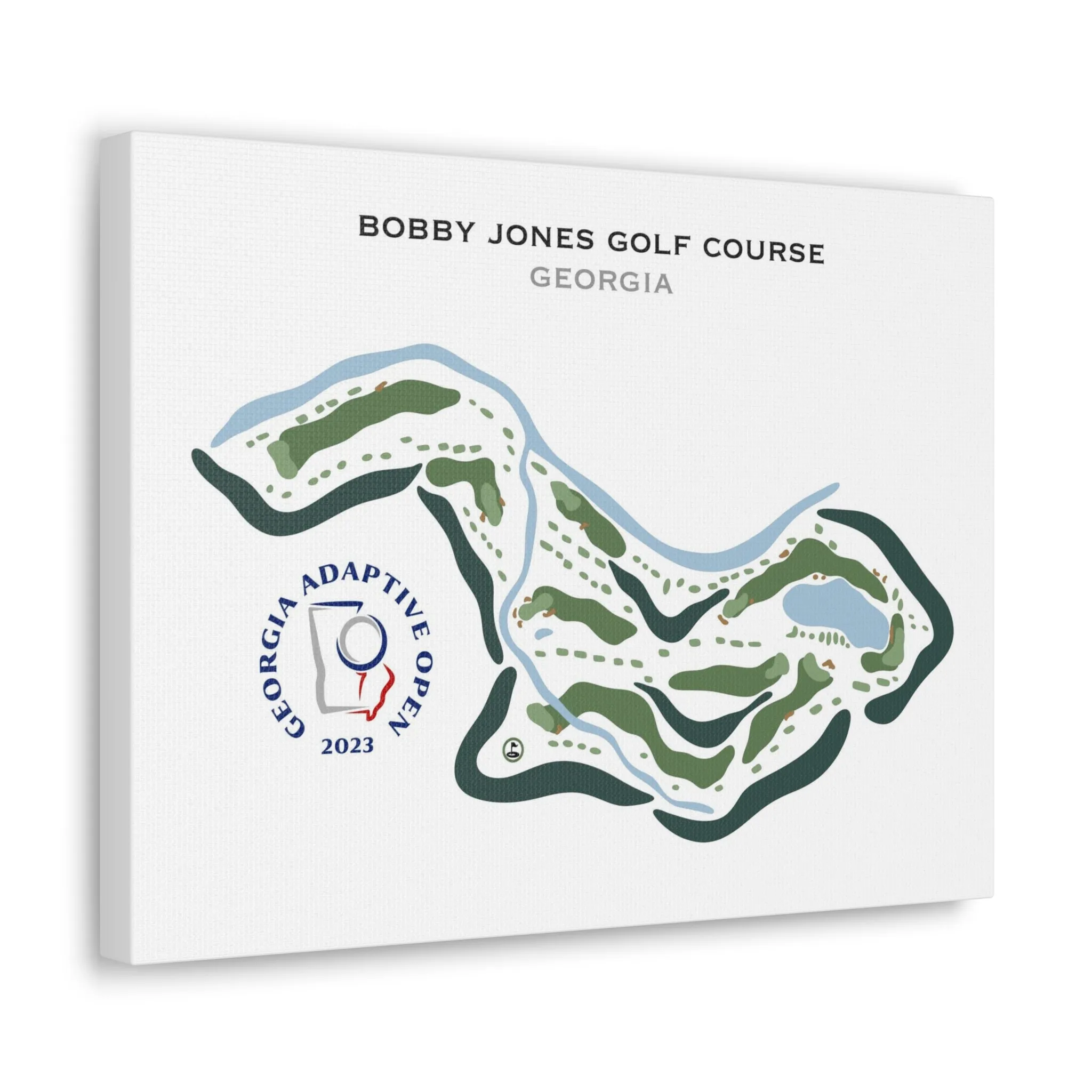 Bobby Jones Golf Course, Georgia - Printed Golf Courses