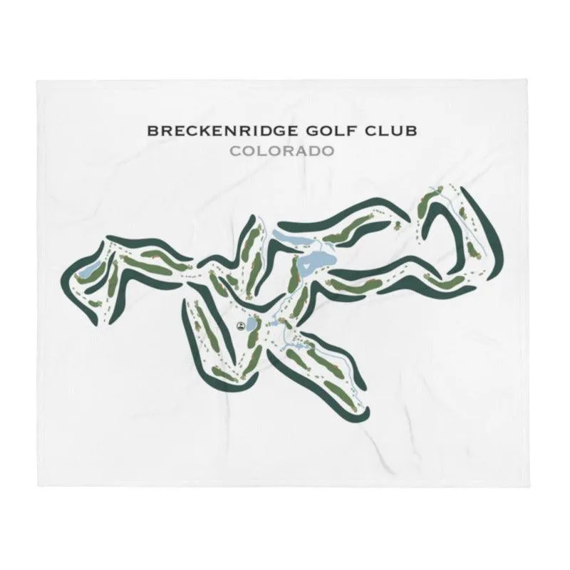 Breckenridge Golf Club, Colorado - Printed Golf Course