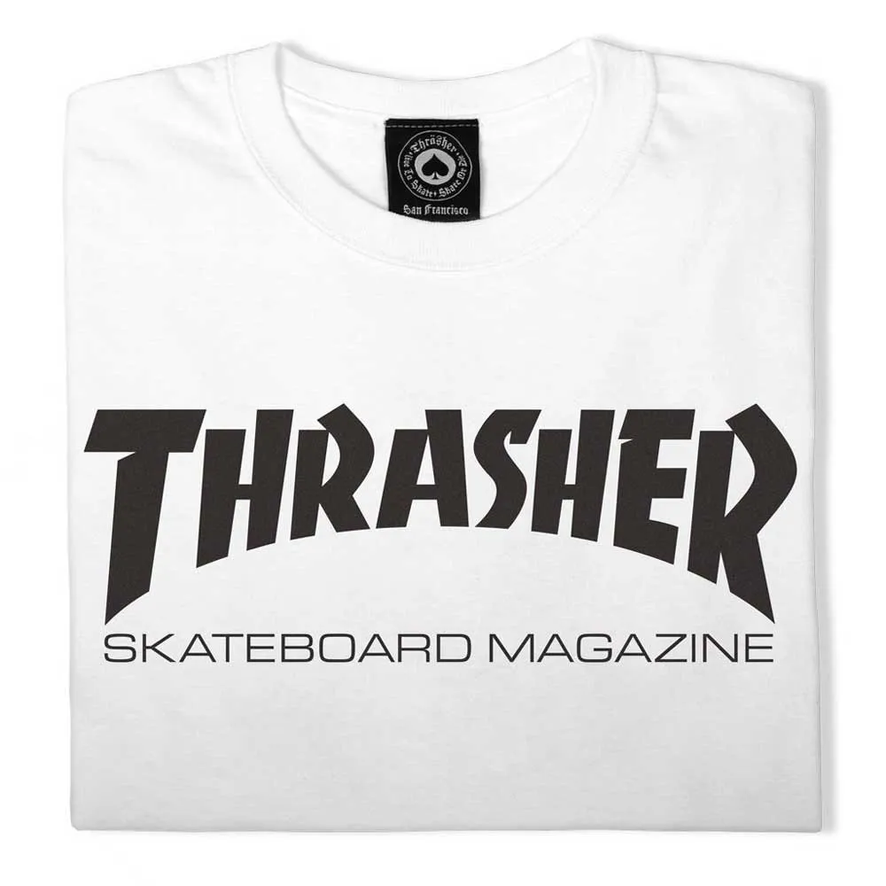 Camiseta Thrasher Skateboarding Magazine White