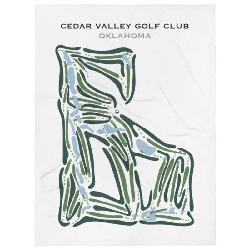 Cedar Valley Golf Club, Oklahoma - Printed Golf Courses