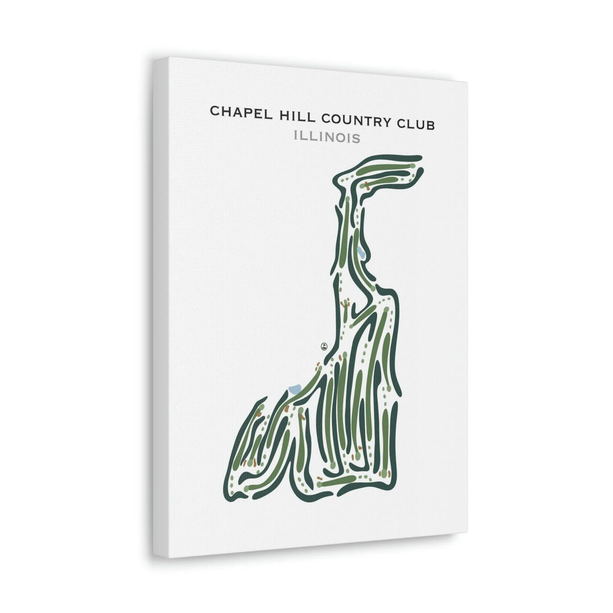 Chapel Hill Country Club, Illinois - Printed Golf Courses