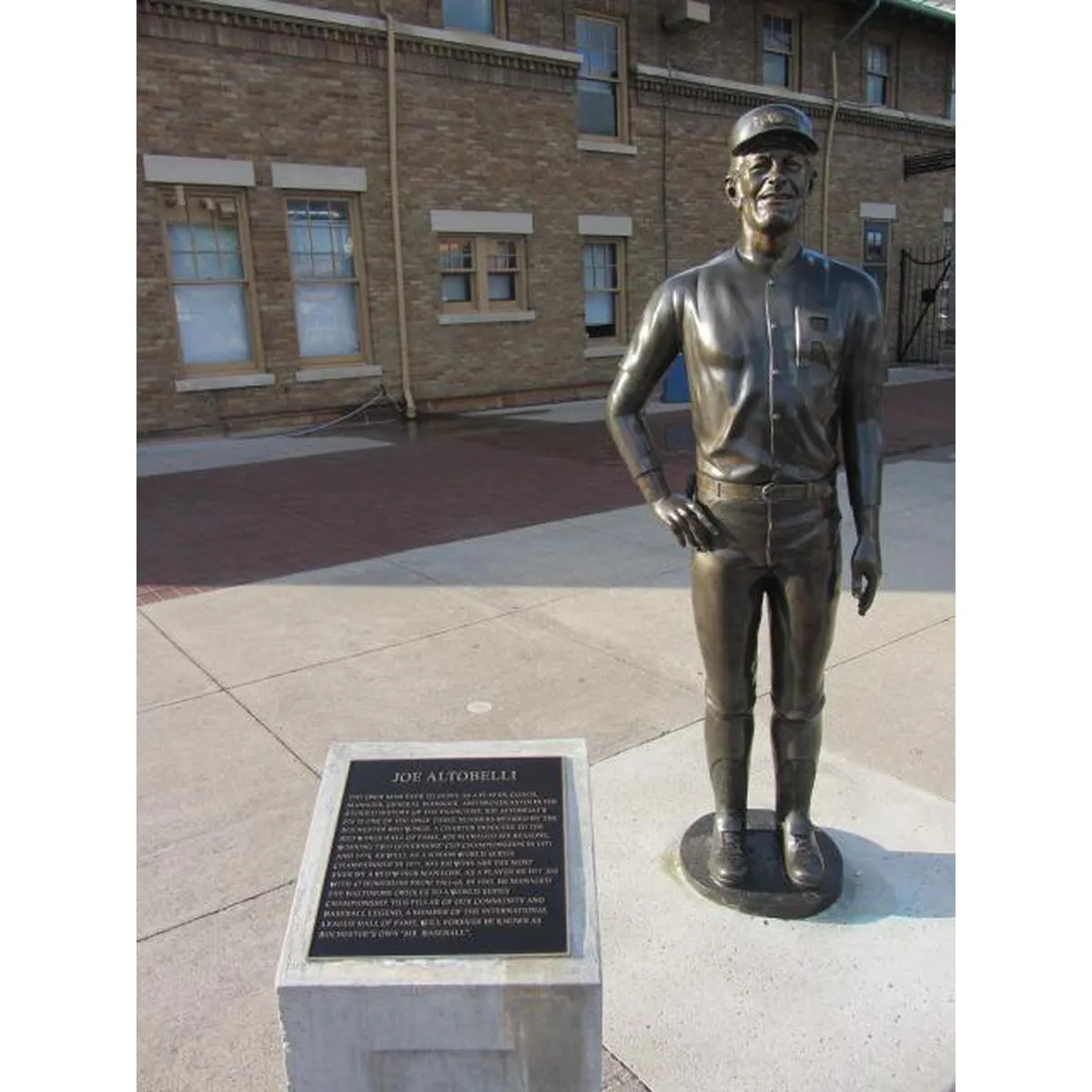 Custom Bronze Statue of Baseball Legend Joe Altobelli