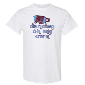 Dancing On My Own White T-Shirt | Philadelphia Baseball