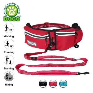 DOCO®Jogging Belt with Bungee Dog Leash Hands Free