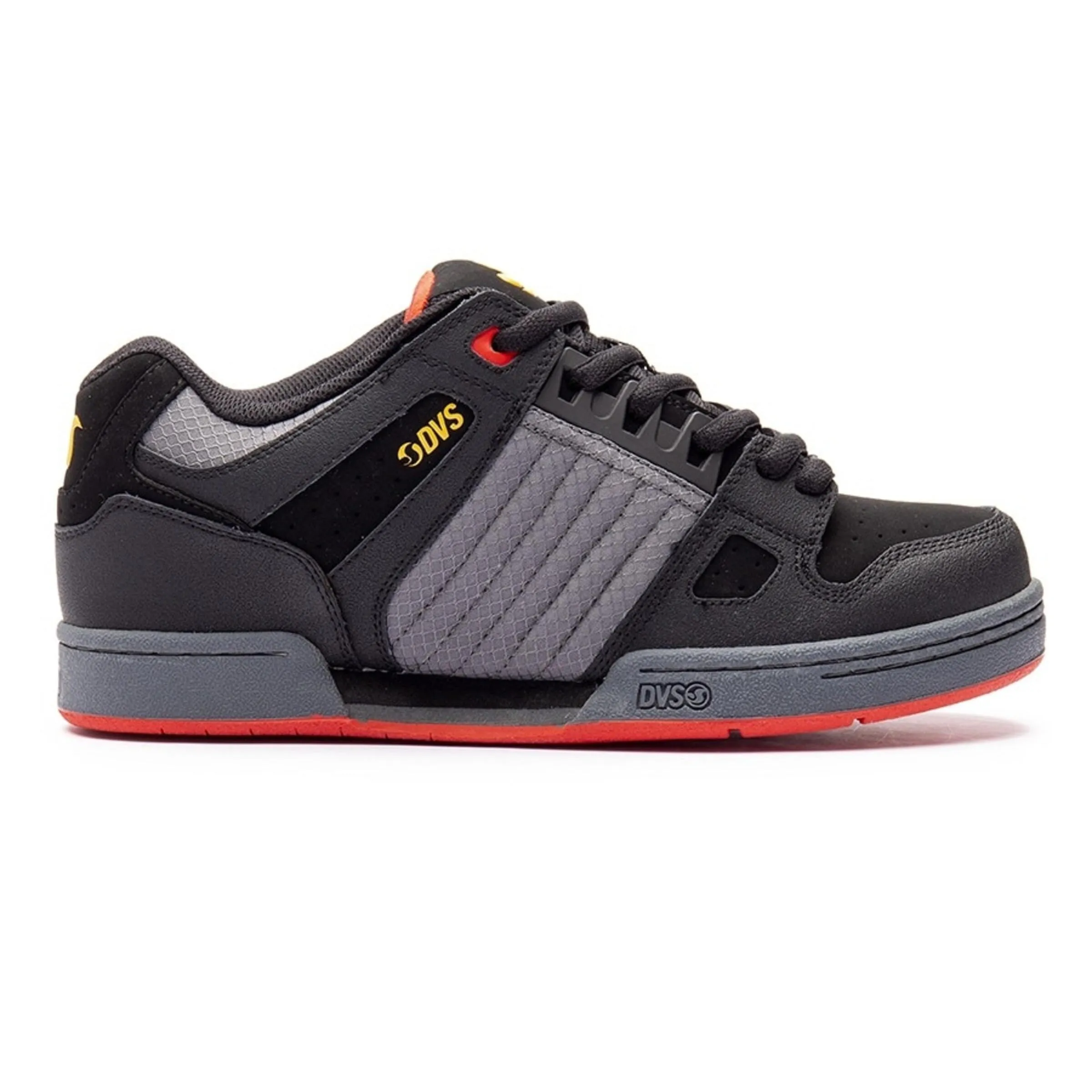 DVS Celsius Black Fiery Yellow Nubuck