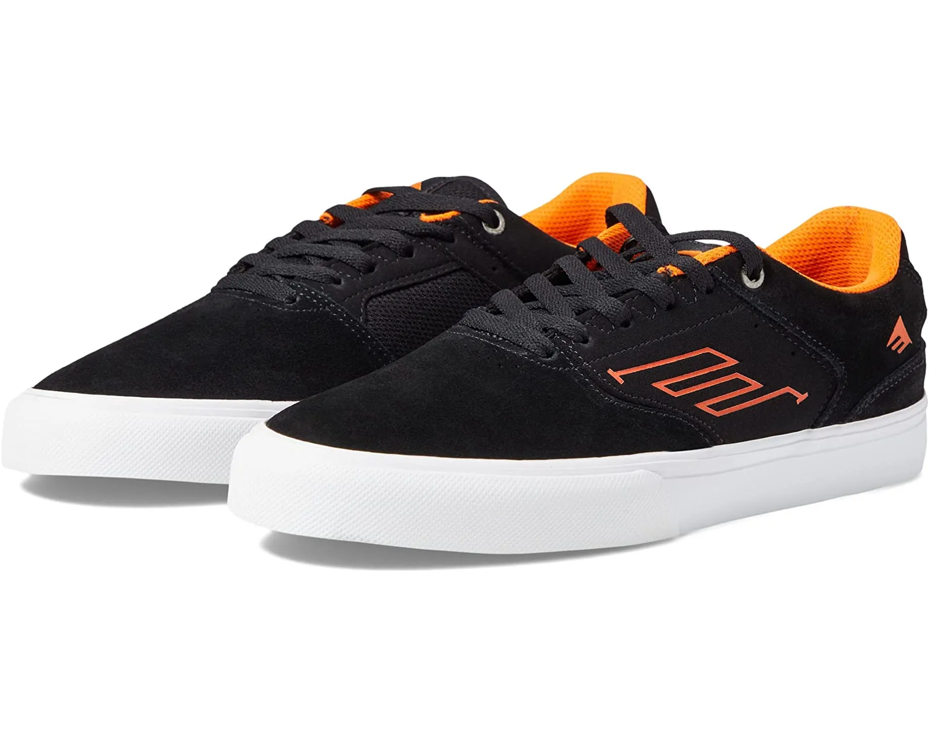 Emerica Low Vulc Black/White/Orange Shoes