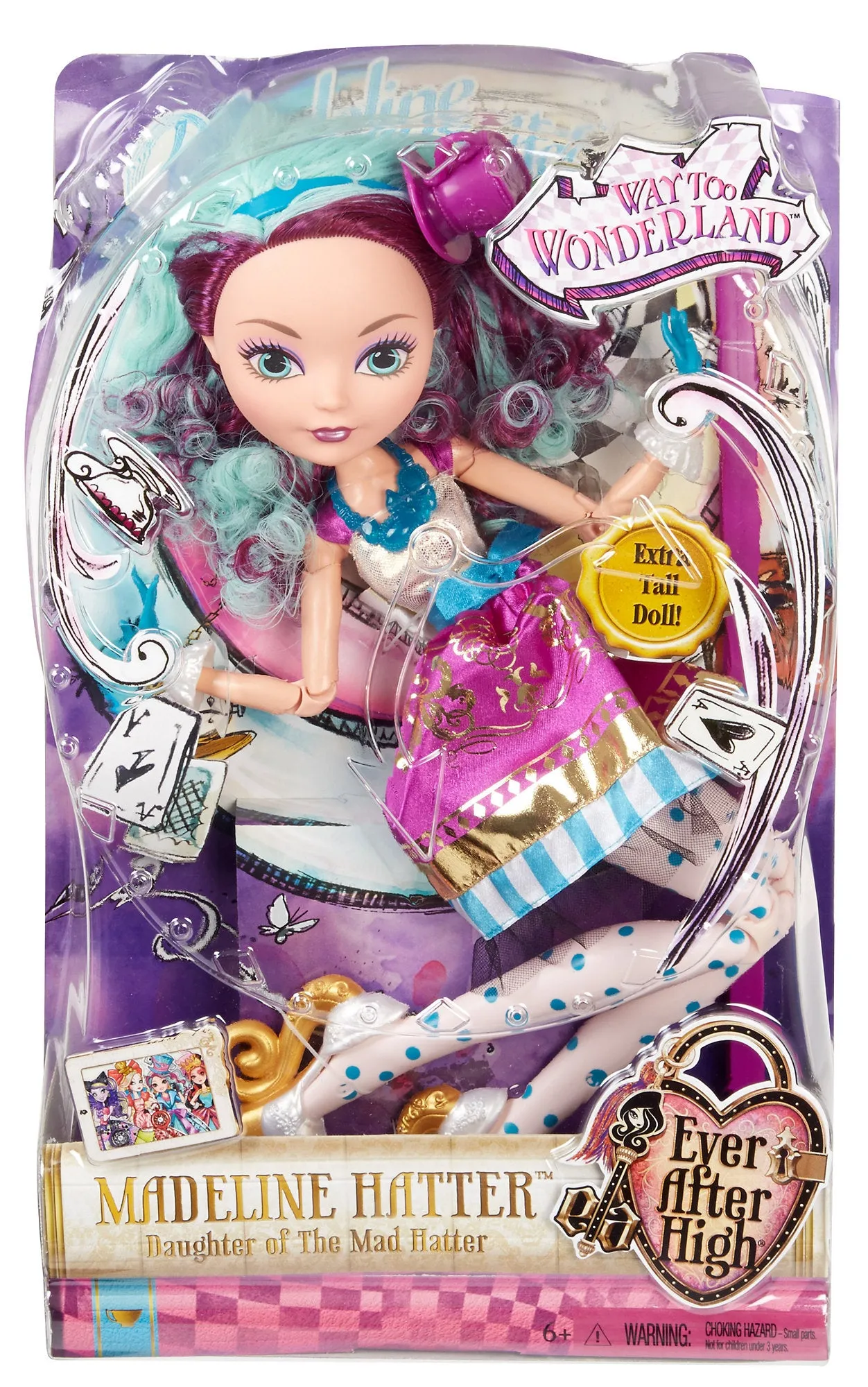 Ever After High Way To Wonderland Madeline Hatter 17" Doll