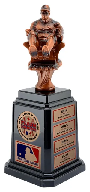 fantasy baseball tower base baseball resin trophy