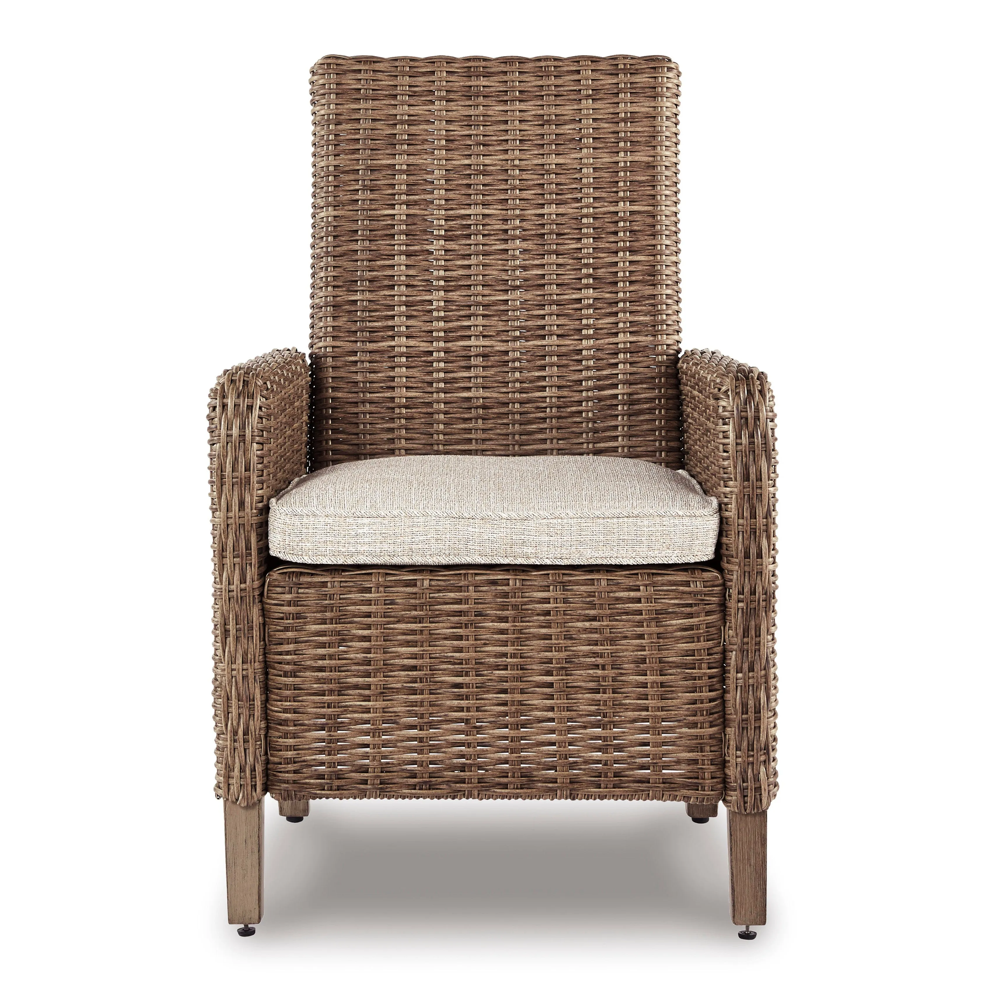 Fire Island Mist Outdoor Woven Armchair