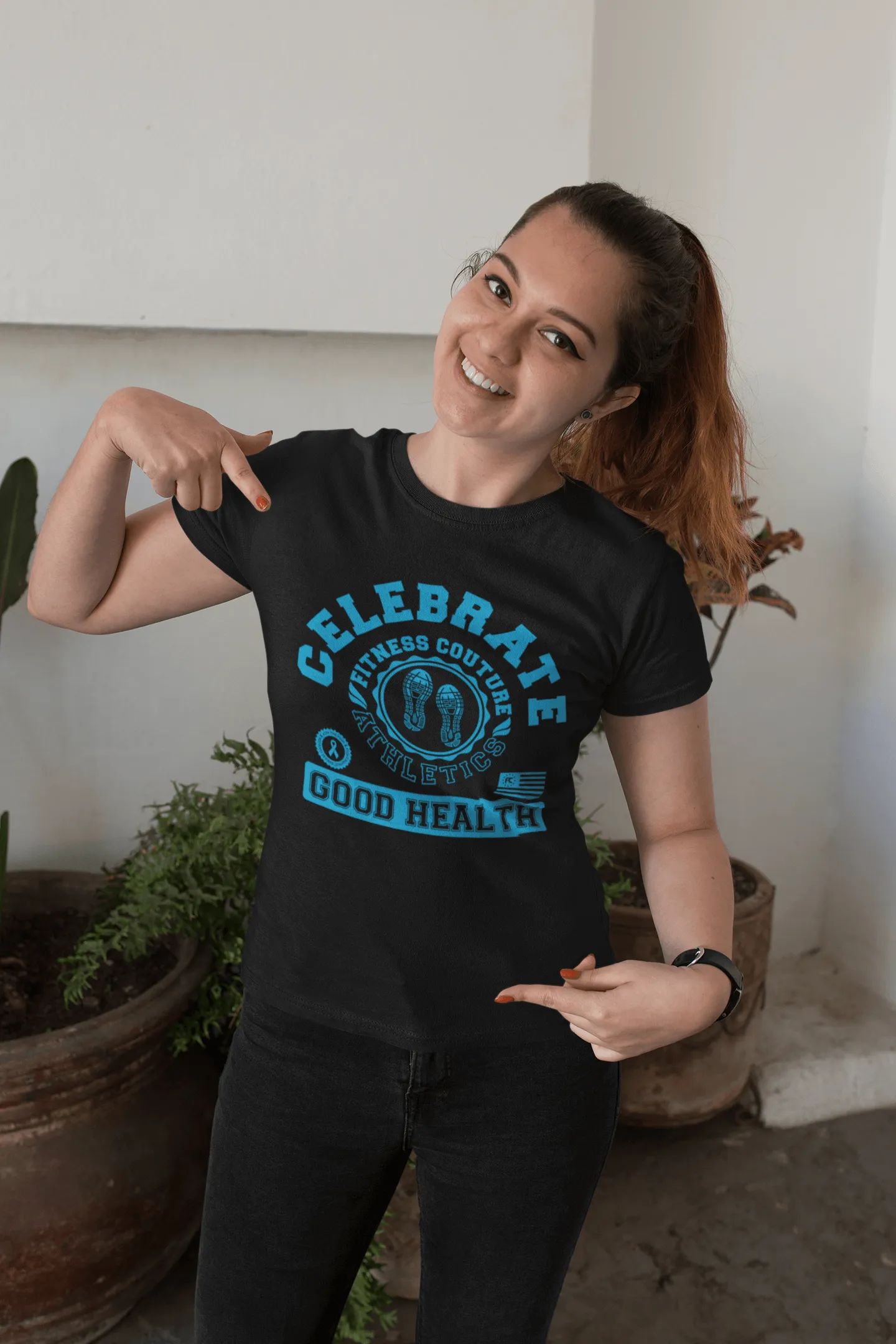 Fitness Couture Athletics - Celebrate Good Health Tshirt