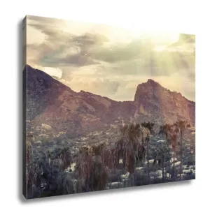 Gallery Wrapped Canvas, Camelback Mountain Valley Canyon Resort Destination Area Phoenixazusa