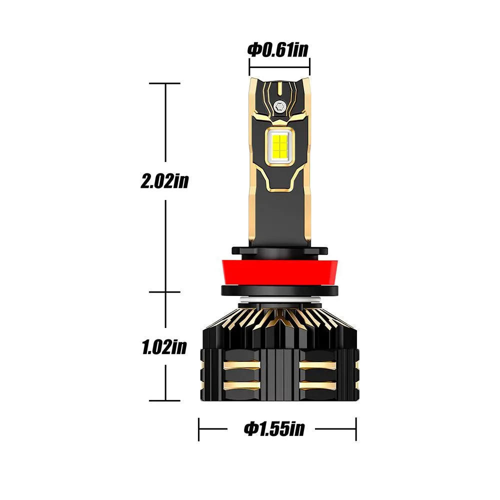 🆕GX-ULTRA Series 40000LM 240W LED Headlight Bulbs 6500K Cool White