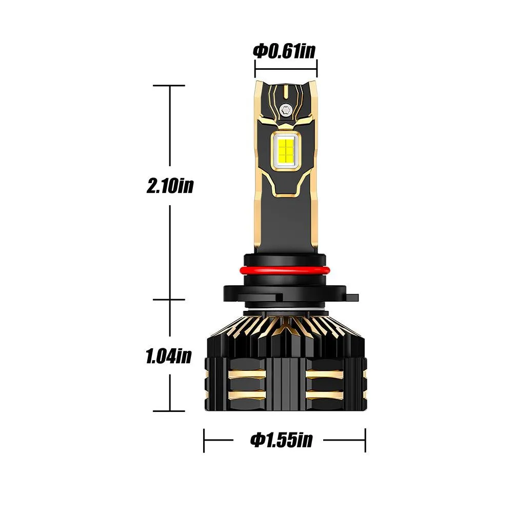 🆕GX-ULTRA Series 40000LM 240W LED Headlight Bulbs 6500K Cool White