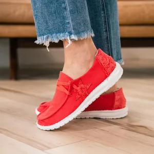 Gypsy Jazz Stella Slip on Sneakers - Coral FINAL SALE