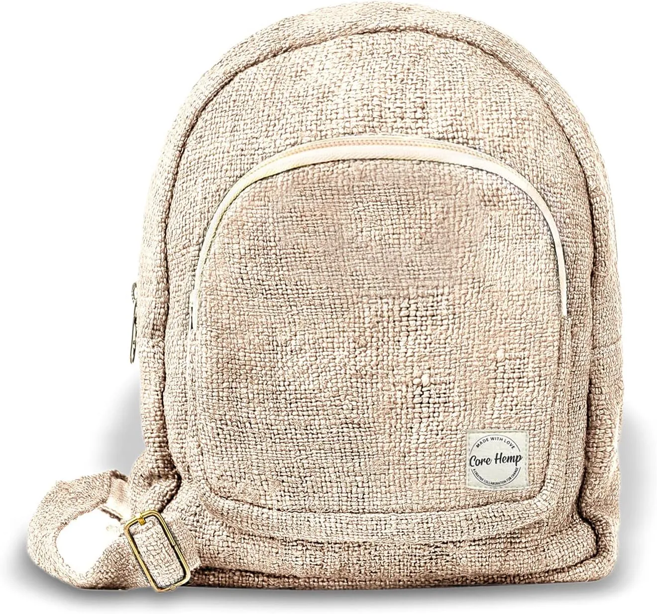 Hemp Mini Backpack Purse – Lightweight Boho Daypack for Women