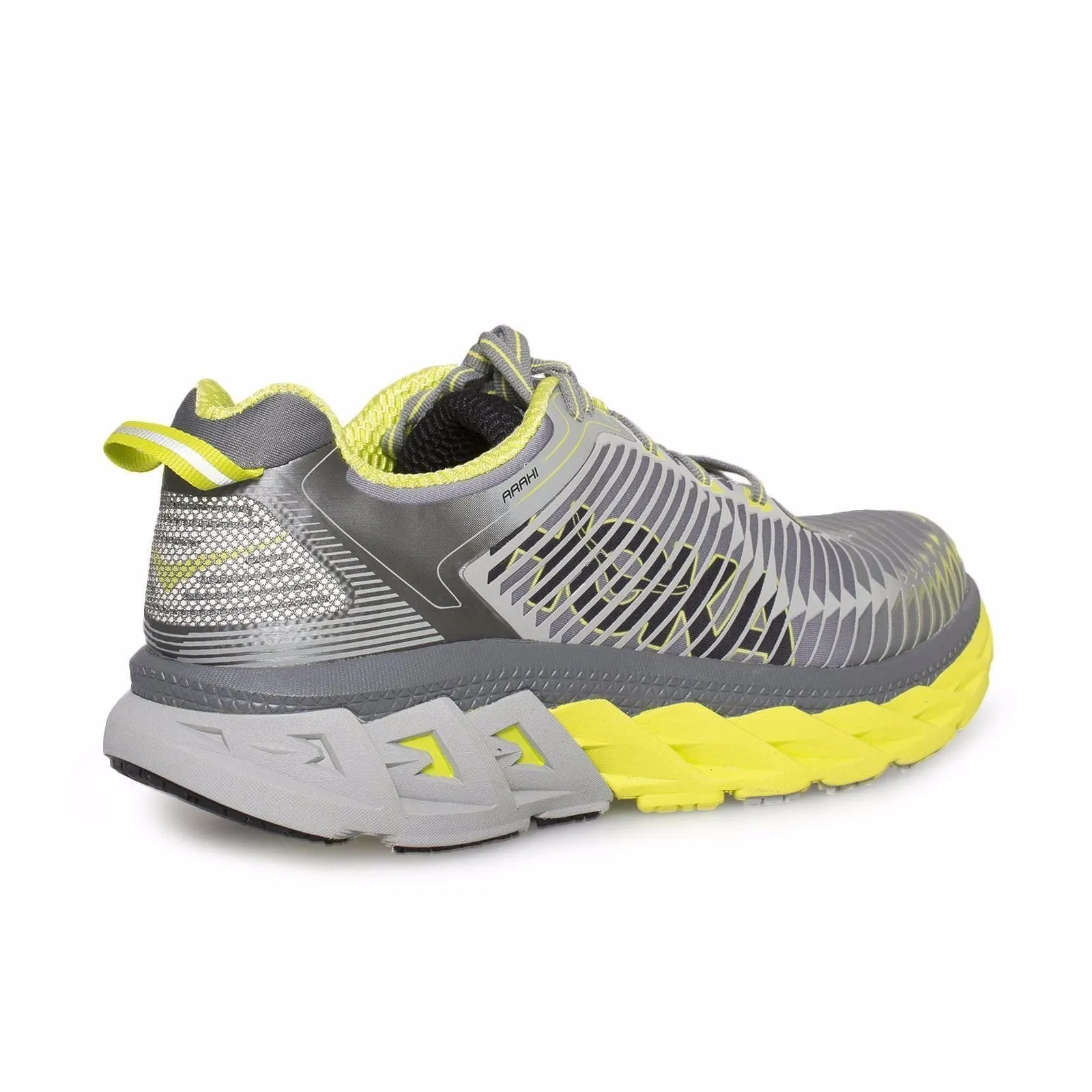 Hoka One One Arahi Cool  Gray / Acid / Black Running Shoes