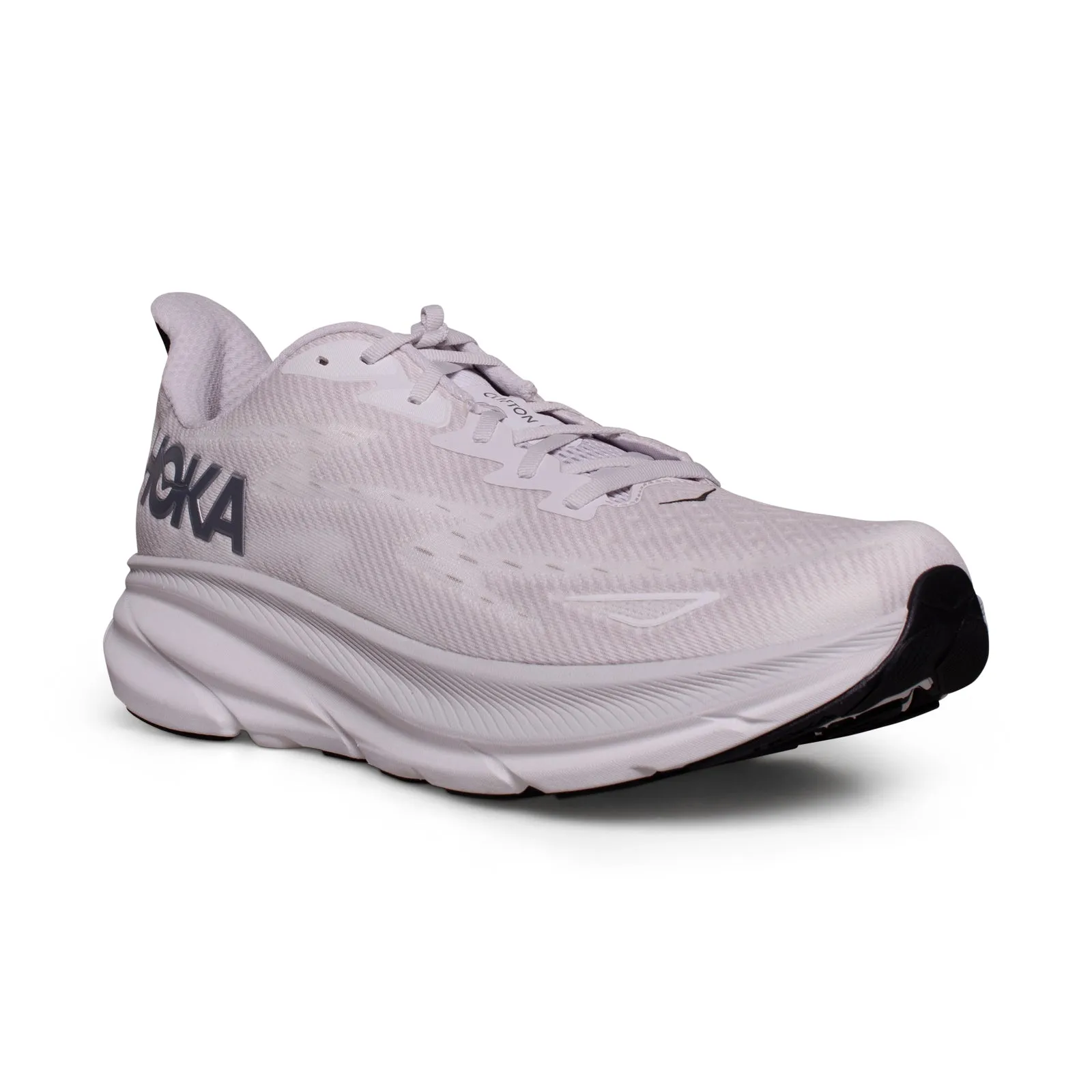 Hoka One One Clifton 9 Nimbus Cloud / Steel Wool Running Shoes - Men's