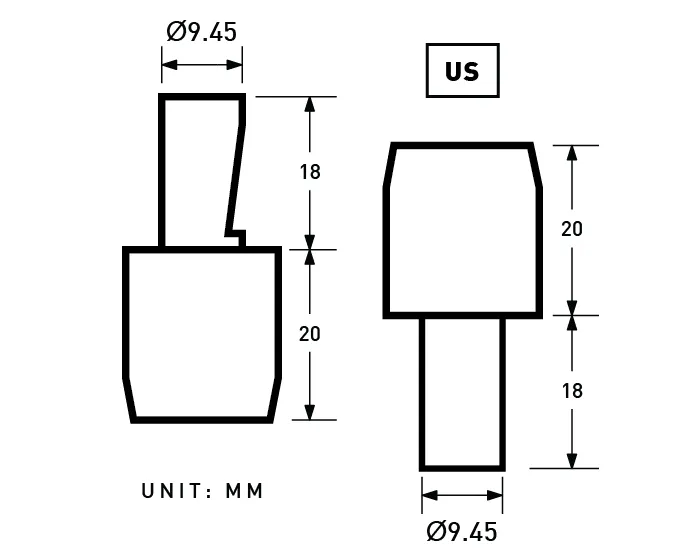 Kane-E | 13mm Convex Top Ring-spring Snap Fastener | KPS-YSCV13