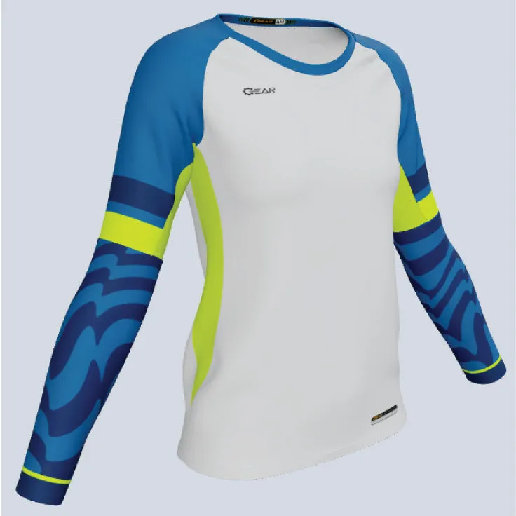 Ladies ProCut LS Custom Roll Jersey