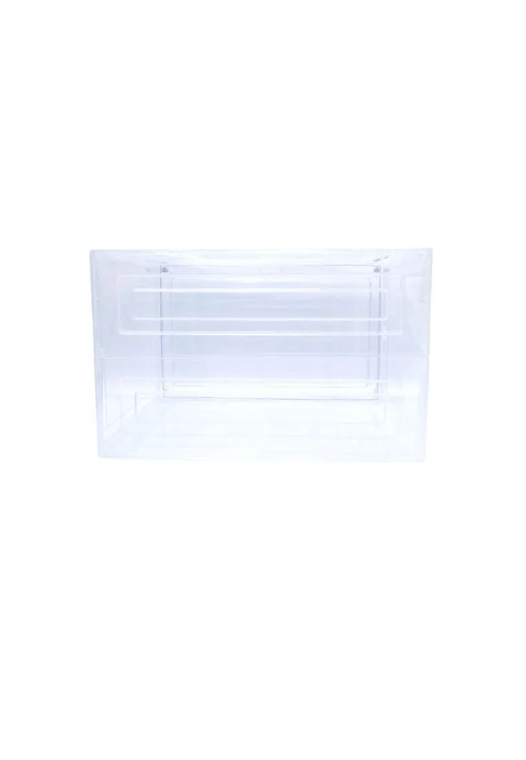 Landmark Acrylic Large Foldable Shoe Box - Clear 33 x 27 x  21cm