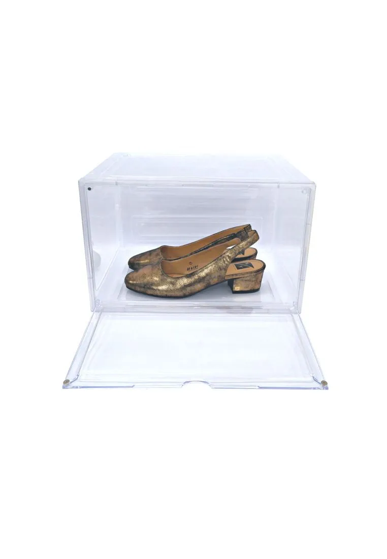 Landmark Acrylic Large Foldable Shoe Box - Clear 33 x 27 x  21cm