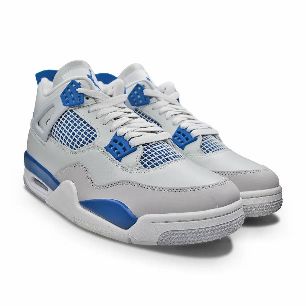 Mens Nike Air Jordan 4 Retro Off White 'Military Navy'