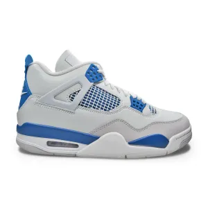 Mens Nike Air Jordan 4 Retro Off White 'Military Navy'