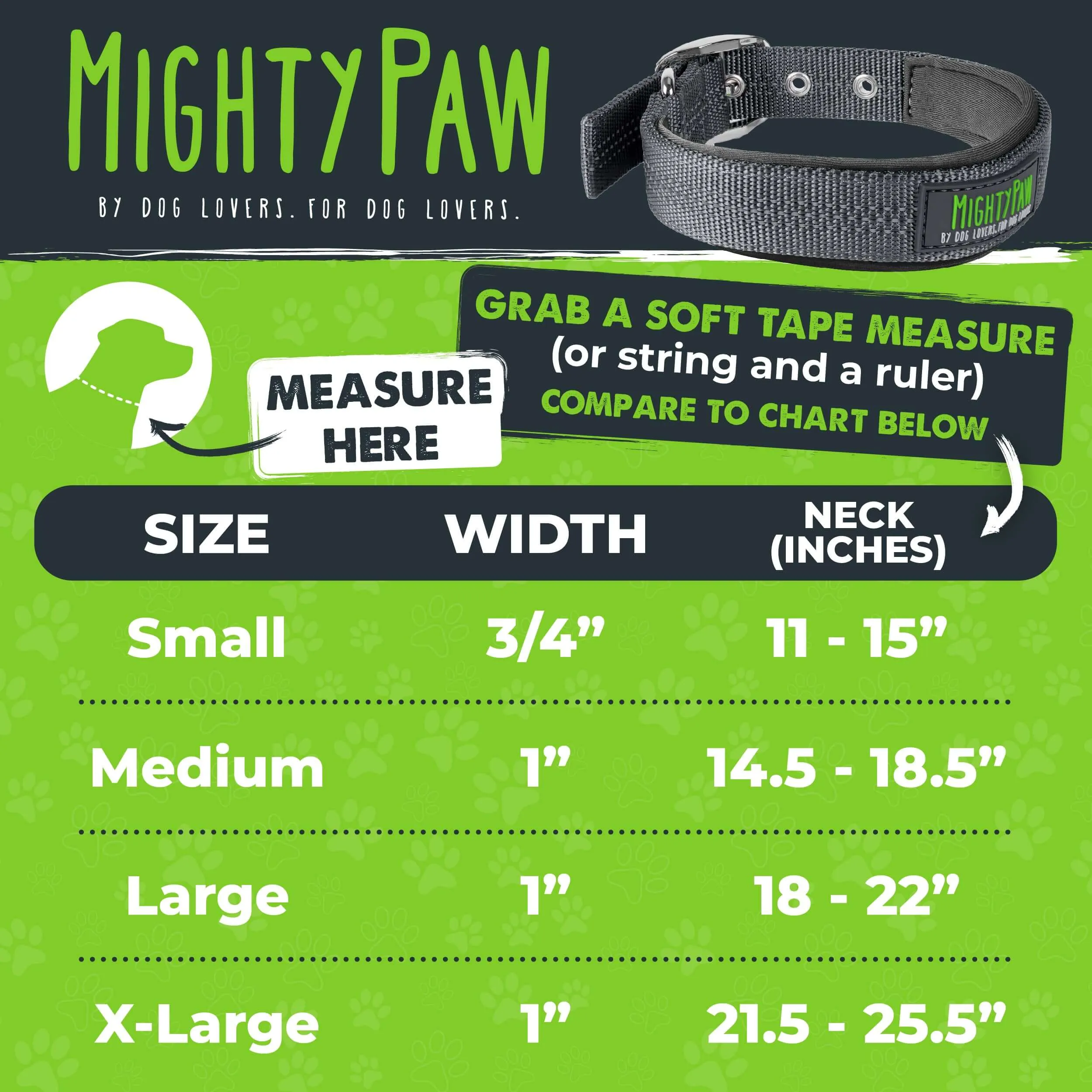 Mighty Paw Sport Collar 2.0 for Active Dogs