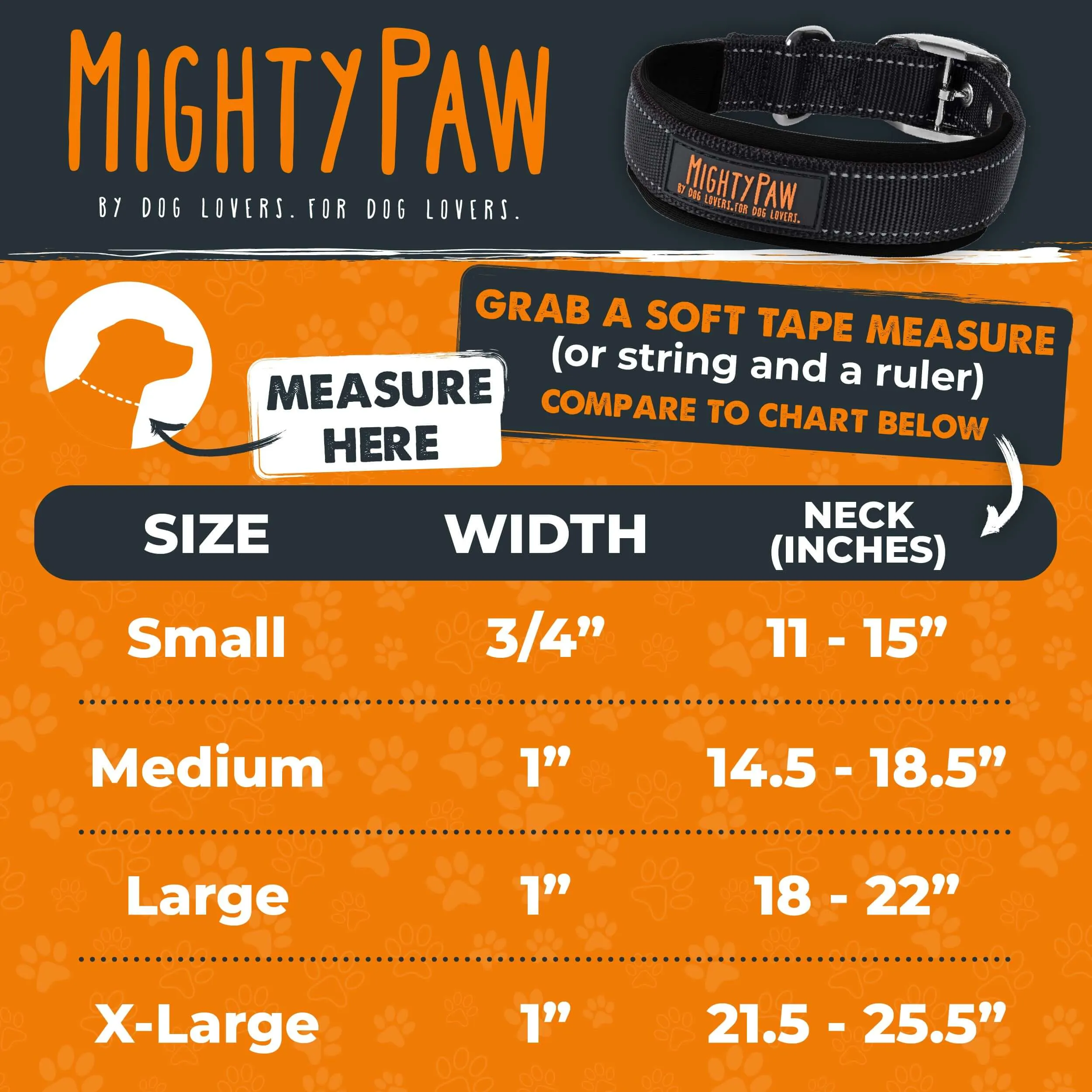 Mighty Paw Sport Collar 2.0 for Active Dogs