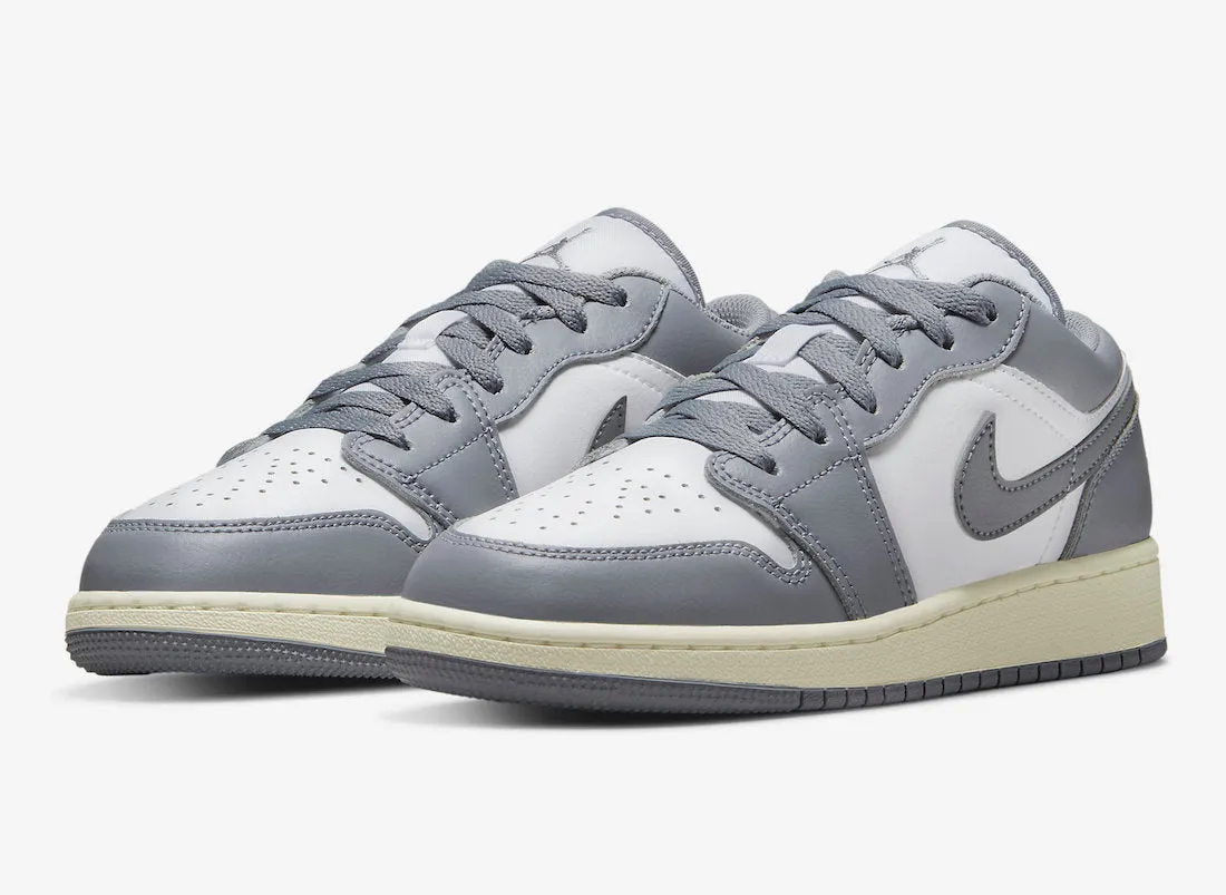 Nike Air Jordan 1 Low Vintage Grey (GS) Women's