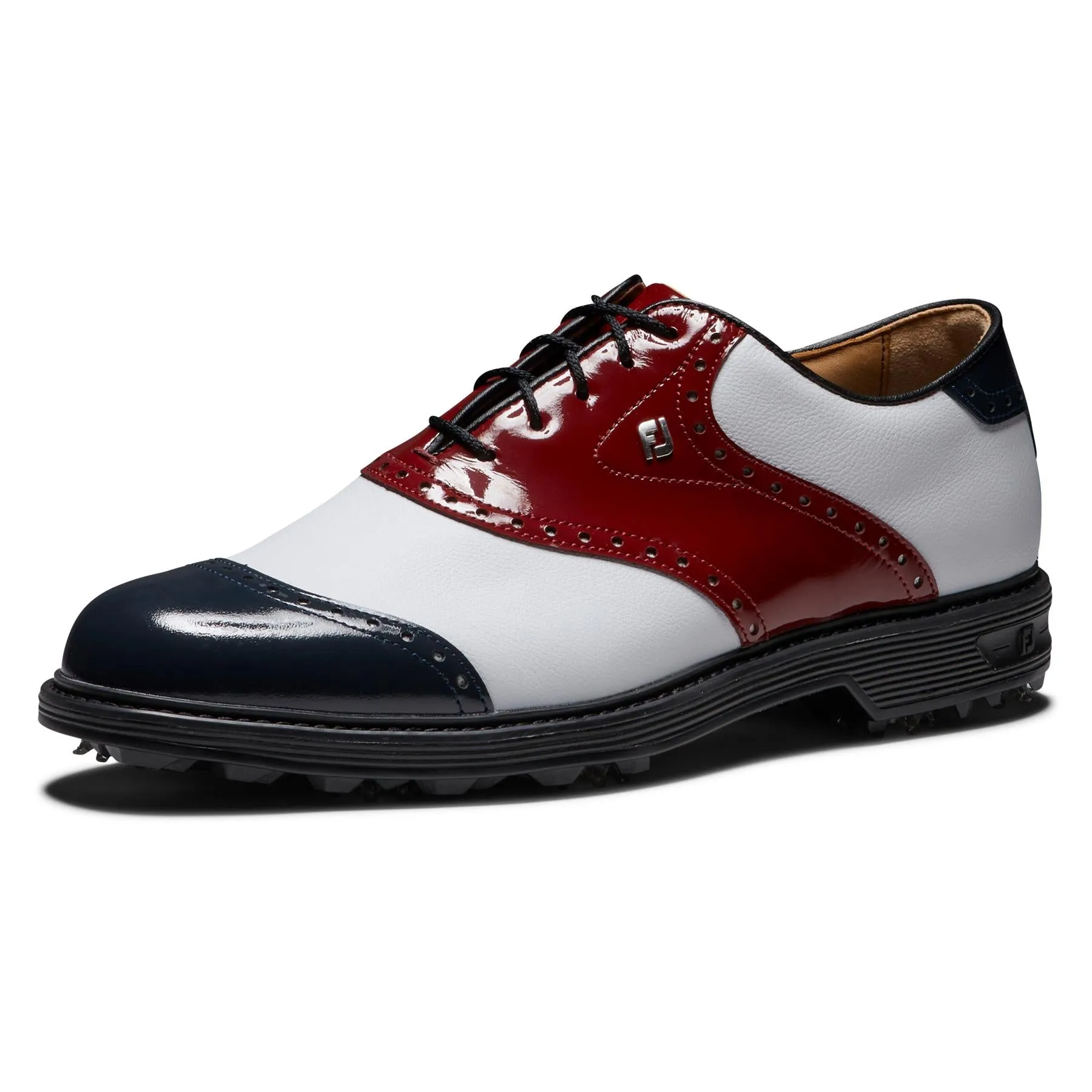 Premiere Series Wilcox Golf Shoes White/Navy/Wine - AW24