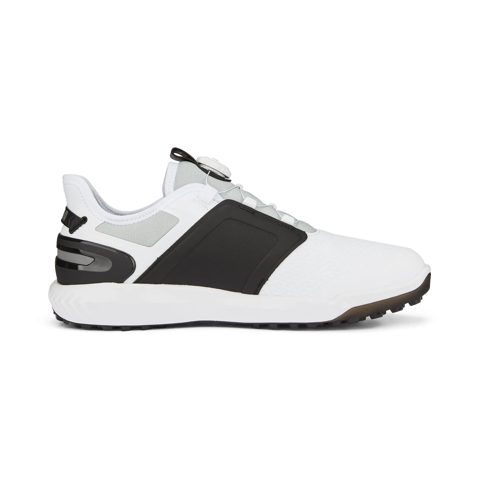 Puma Men's Ignite Elevate Disc Spikeless Golf Shoes - White/Black