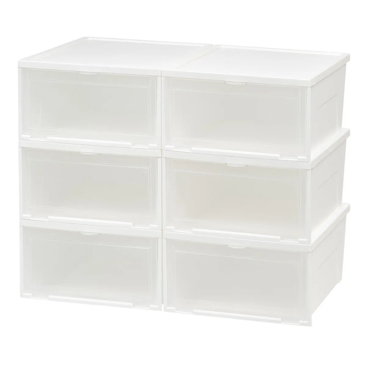 Stacking Shoe Box - 6 Pack